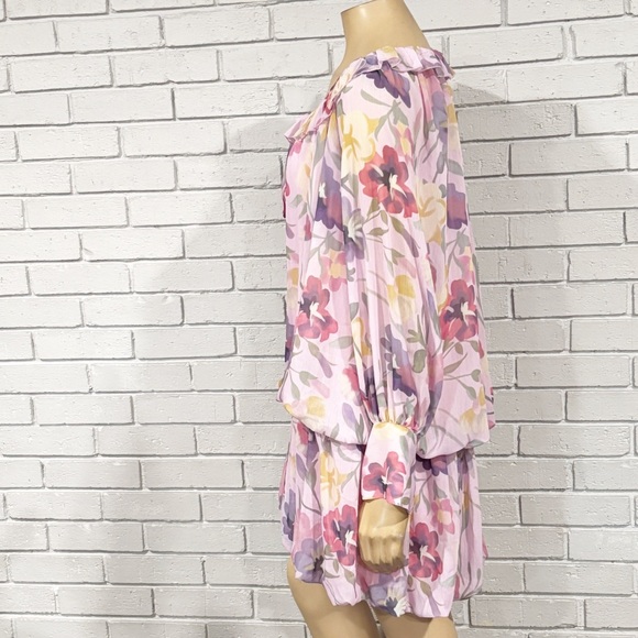 Anthropologie Mare Mare Floral‎ Chiffon Dress - Picture 7 of 9